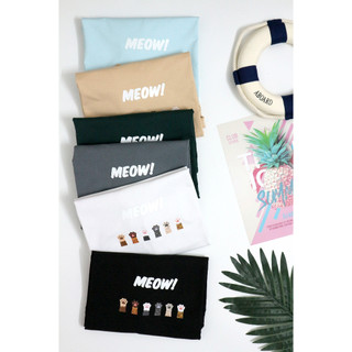 [UNISEX] Áo thun đơn giản basic MEOW MEOW