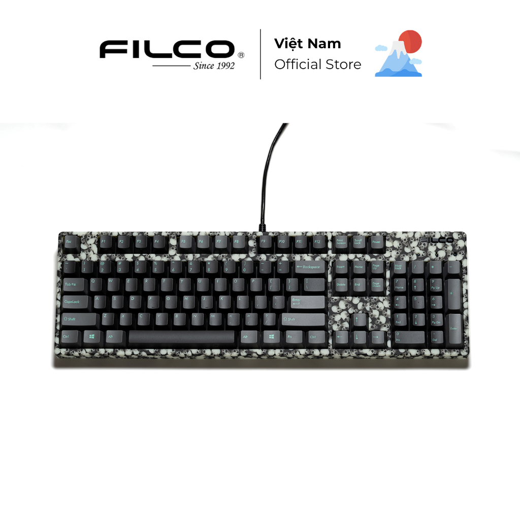 Bàn phím cơ Filco Majestouch Lumi S (Keycap PBT) - Hàng Chính Hãng