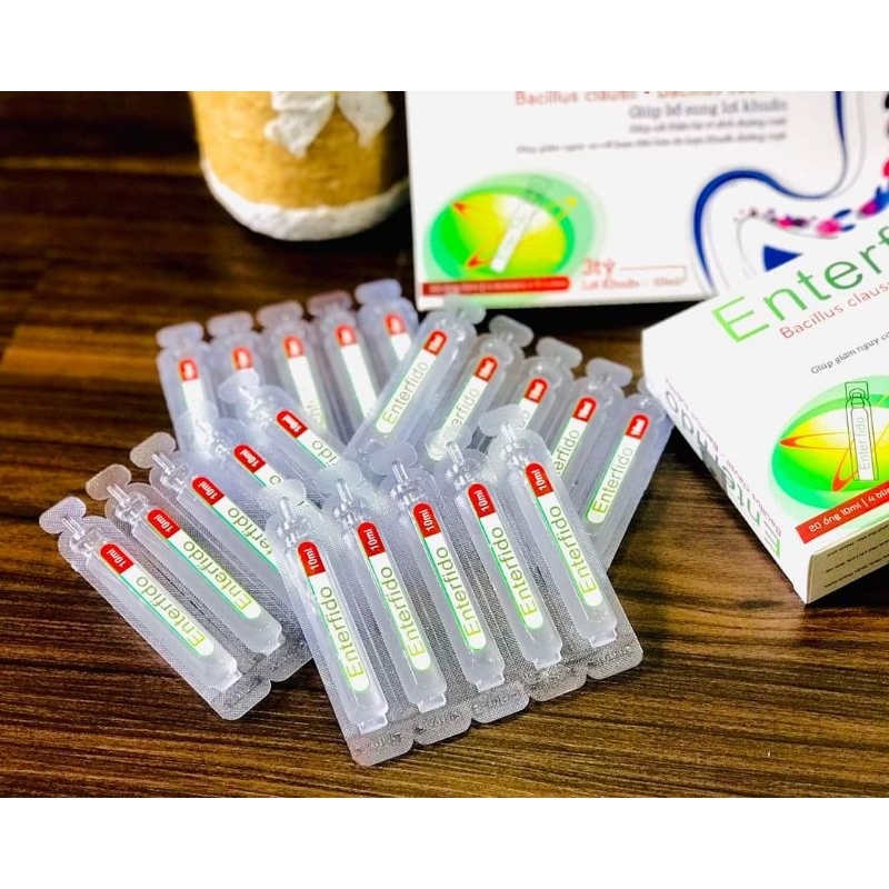 Men vi sinh ENTERFIDO cân bằng hệ vi sinh đường ruột cho bé - Hộp 20 ống