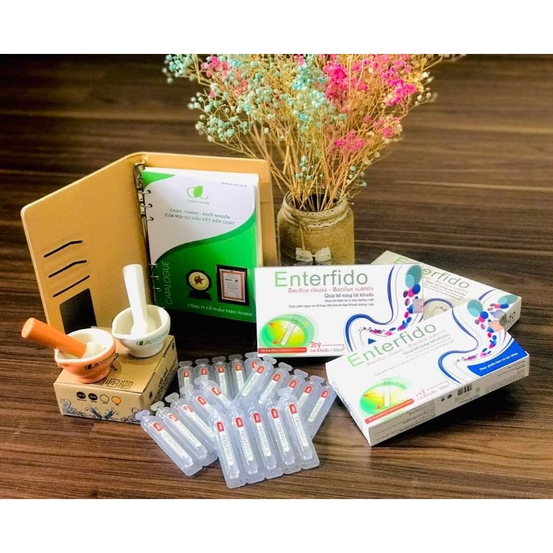 Men vi sinh ENTERFIDO cân bằng hệ vi sinh đường ruột cho bé - Hộp 20 ống
