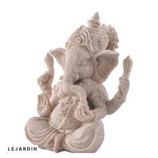 Tượng thần voi ganesha cao 10cm trang trí bể cá, terrariums, bể bán cạn, bể thủy sinh