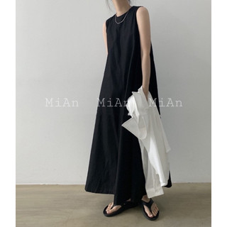 Váy Dài Basic Xỏ Túi Style Hàn Quốc - MiAn 🌷