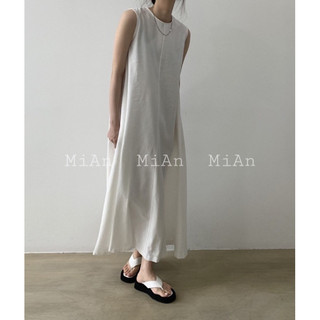 Váy Dài Basic Xỏ Túi Style Hàn Quốc - MiAn 🌷