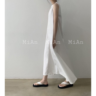 Váy Dài Basic Xỏ Túi Style Hàn Quốc - MiAn 🌷