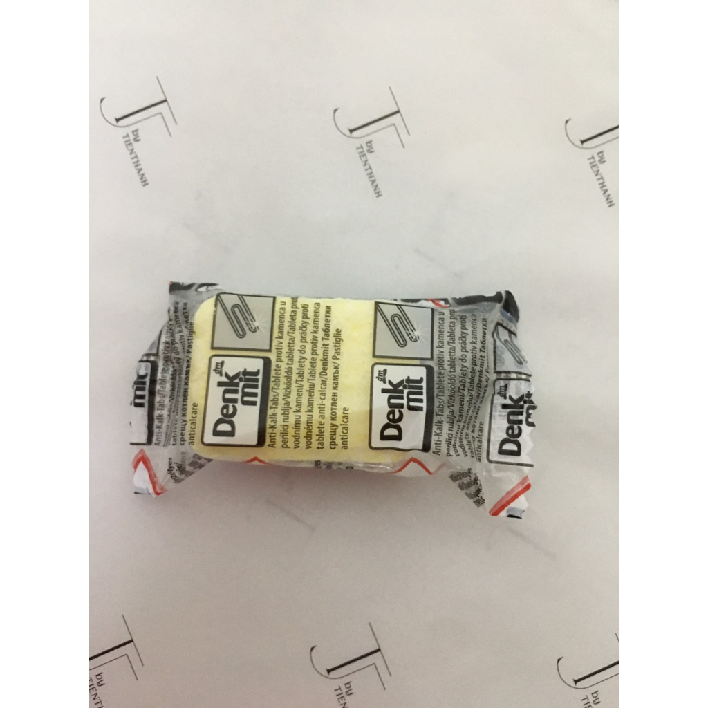 Combo 5 viên tẩy lồng giặt, vệ sinh máy giặt Denkmit của Đức