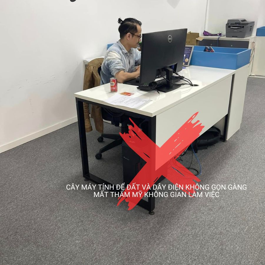 Giá treo CPU máy tính GT01 Smart Home cho bàn làm việc,bàn gaming