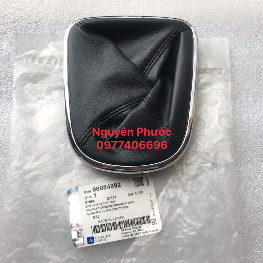 Bao da che bụi cần đi số CHEVROLET CRUZE, LACETTI SE  - Hàng xịn chính hãng GM/ Mã PT 96984992