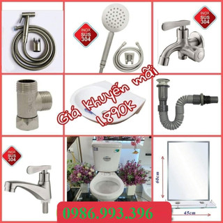 Combo thiết bị vệ sinh 11 món, chọn bộ thiết bị vệ sinh nhà tắm cao cấp