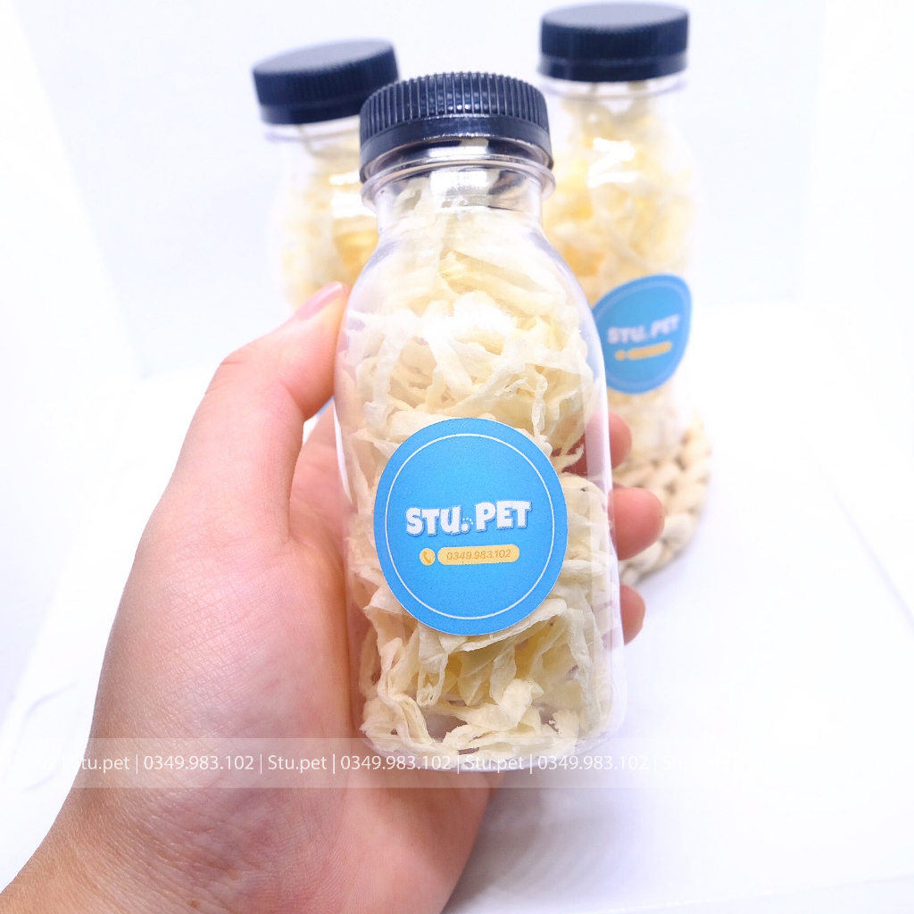 Cá tuyết sợi cho hamster, mèo, thỏ, bọ, sóc lọ 100ml