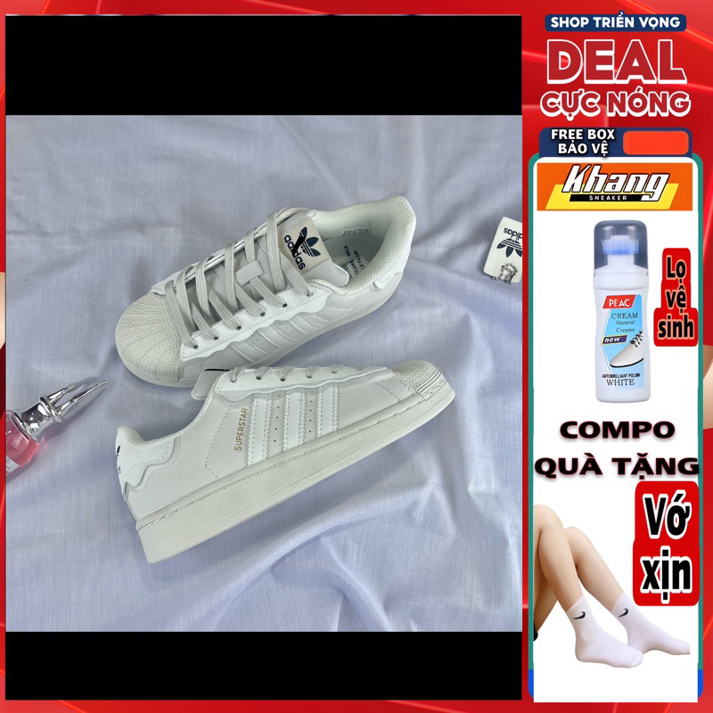 Giày Sneaker Sò Sữa Màu Be Thấp Cỗ | Best Quality