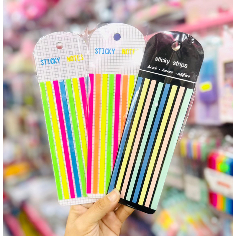 Tệp Giấy Note Phân Trang Mẫu Dạ Quang/Pastel