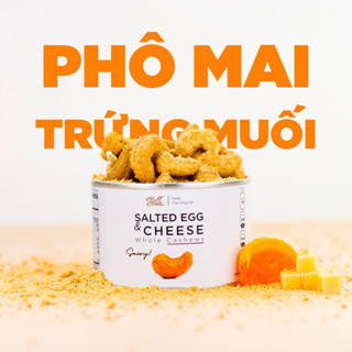 Hạt Điều Phô Mai Trứng Muối Kaz - Salted Egg Yolk & Cheese Cashews