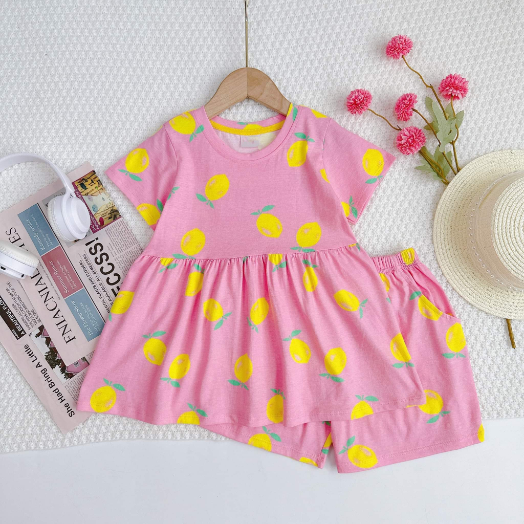 Bộ Baby Doll Mùa Hè Size Từ 17-42kg VNXK