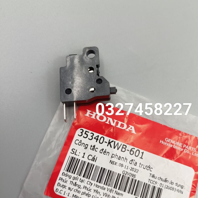 Công tắc đèn stop tay phanh đĩa WAVE S110, RSX, FUTURE... zin