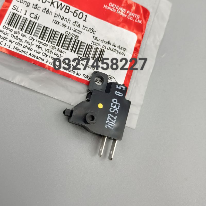 Công tắc đèn stop tay phanh đĩa WAVE S110, RSX, FUTURE... zin