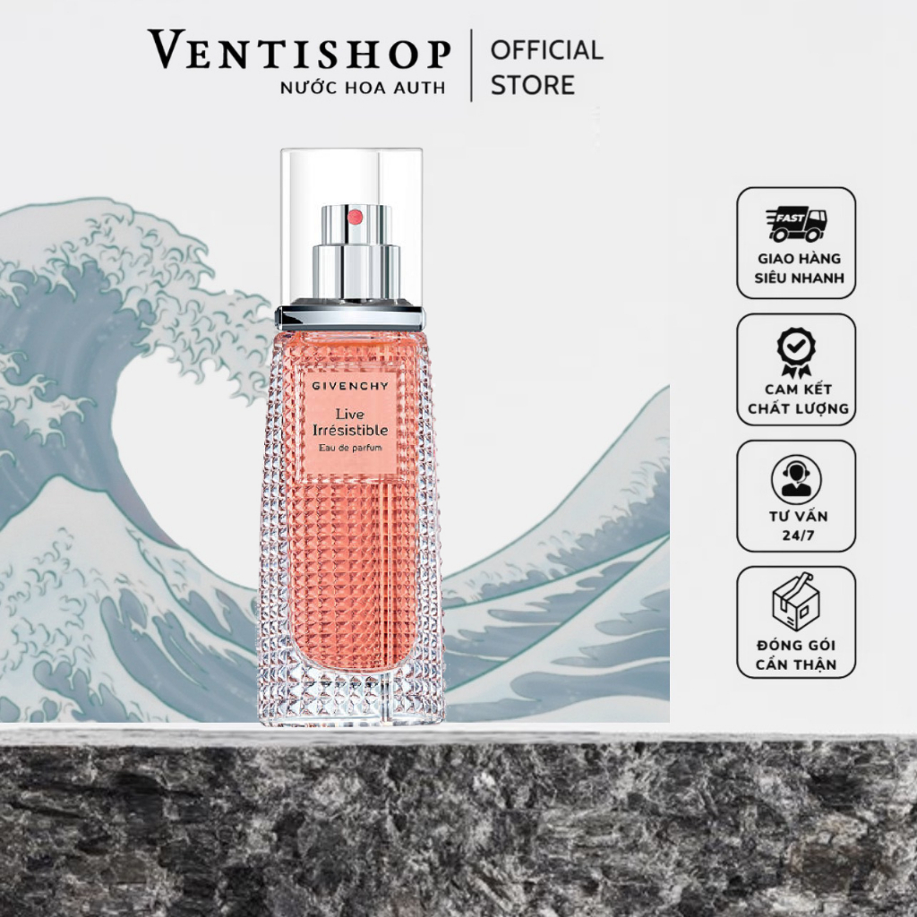 | 𝐕𝐄𝐍𝐓𝐈𝐒𝐇𝐎𝐏.𝟔𝟖 | Nước Hoa Nữ Givenchy Live Irrésistible – Phiên Bản Giới Hạn 5ml/10ml/20ml