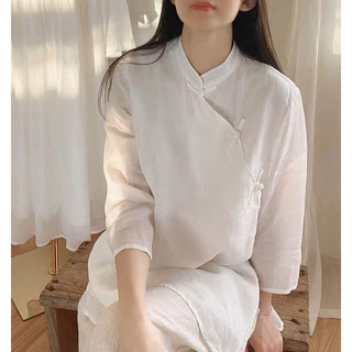 Có ảnh thật Trang phục Đồ lam chùa cao cấp Thiền Chay, trang phục tập yoga kiểu trung hoa cổ trang hán phục