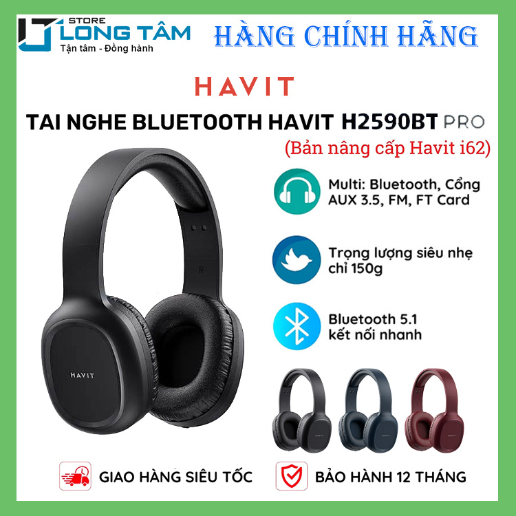 Tai nghe chụp tai Havit H2590BT Pro - Giá rẻ