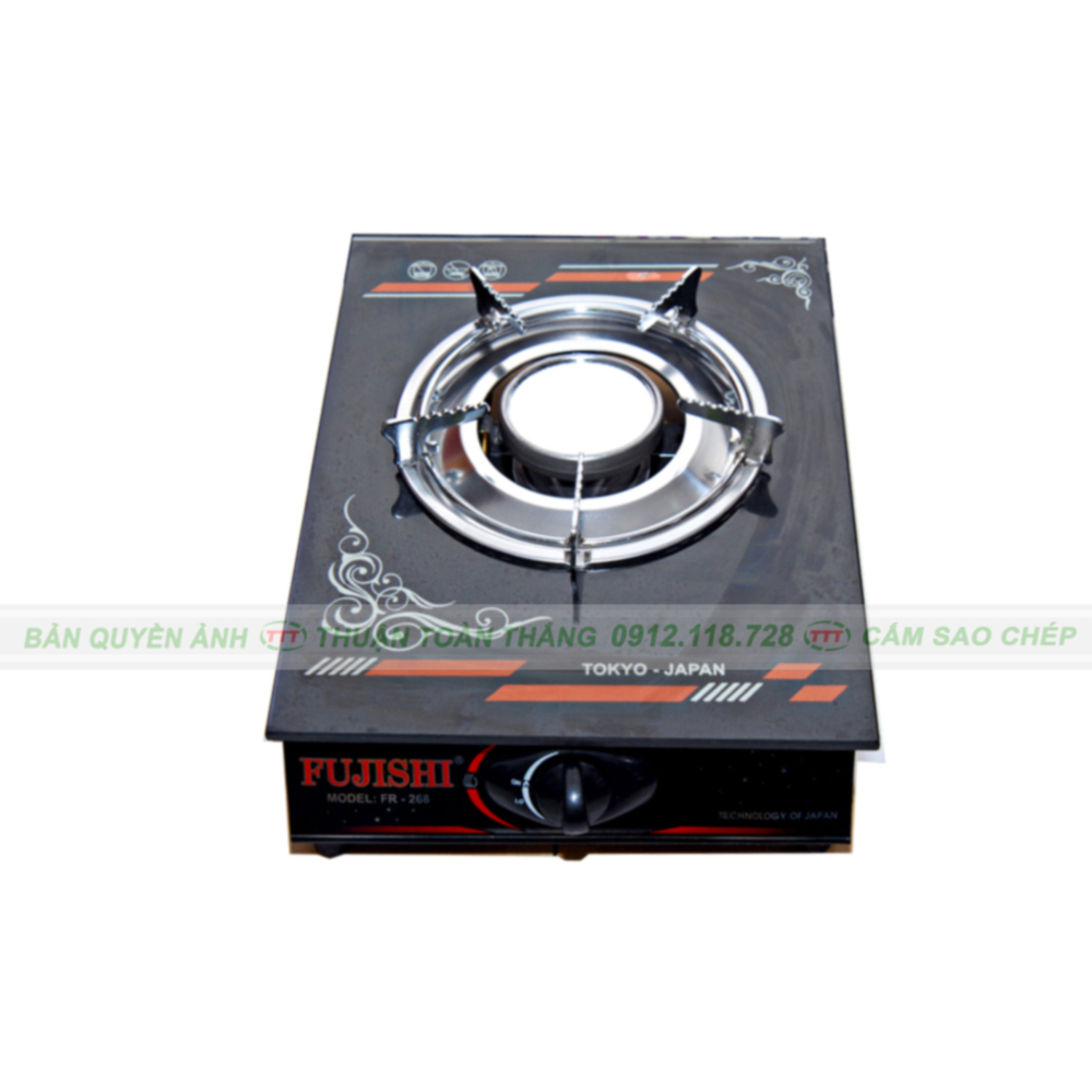 Bếp ga đơn hồng ngoại Fujishi xài bình ga to lớn