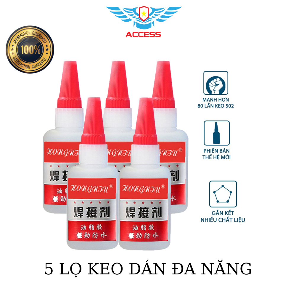 Keo dính đa năng - Keo siêu dính  -Dán Tất Cả Vật Liệu Bằng Gỗ, Vải, Gốm Sứ, Nhựa An Toàn Với Da Tay