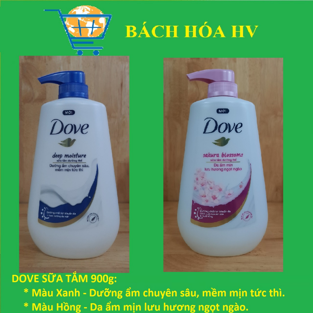 Sữa Tắm Dưỡng Thể DOVE 900g - BACH HOA HV