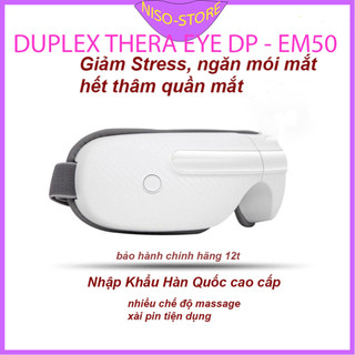 MÁY MASSAGE MẮT ĐÁNH TAN QUẦNG THÂM MẮT, BỌNG MẮT, KHÔNG DÂY CAO CẤP DUPLEX THERA EYE DP - EM50 NỘI ĐỊA HÀN QUỐC