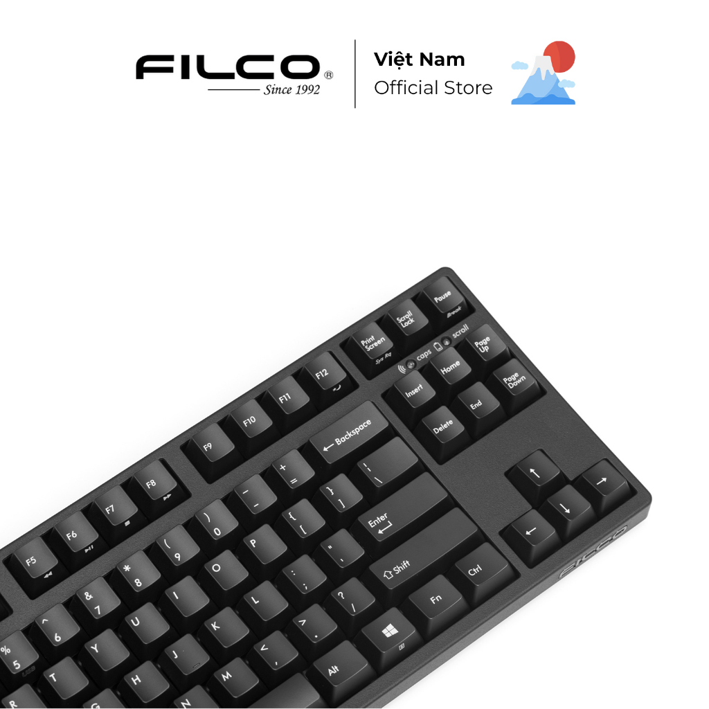 Bàn phím cơ Filco Majestouch Convertible 2 size Tenkeyless - Hàng Chính Hãng