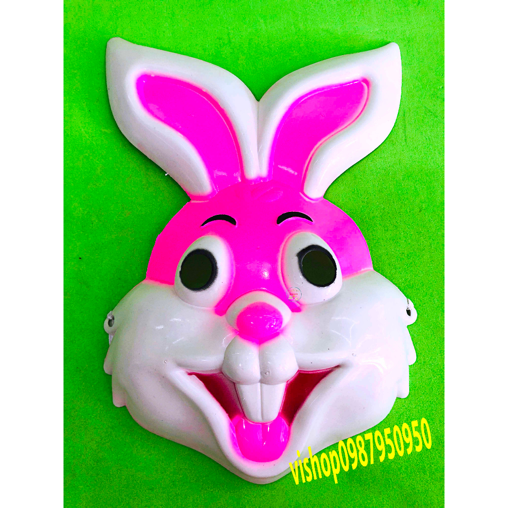 Mặt Nạ THỎ HỒNG Siêu Nhân - Siêu Anh Hùng Người Nhện Vui Nhộn- Đồ Chơi Hoá trang Halloween,Trung Thu hacker