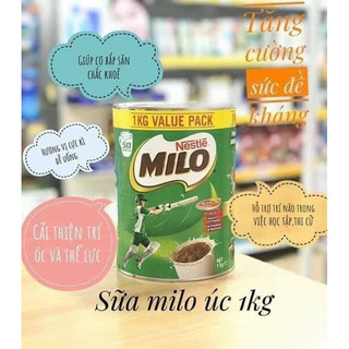 Sữa bột Milo úc 1kg