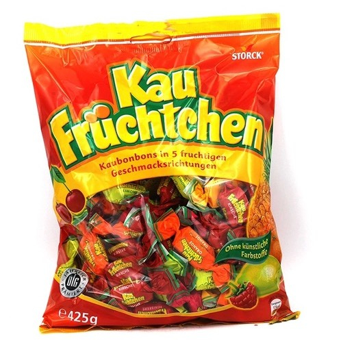Kẹo trái cây Kau Fruchtchen(425g) - Đức