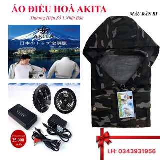 Áo quạt điều hòa, áo điều hòa, áo điều hòa Nhật bản chính hãng