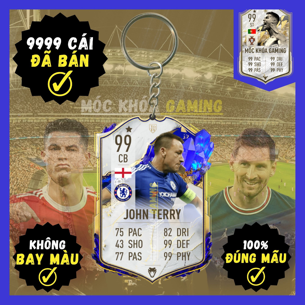 Móc Khóa J. Terry Chelsea ICON TOTY