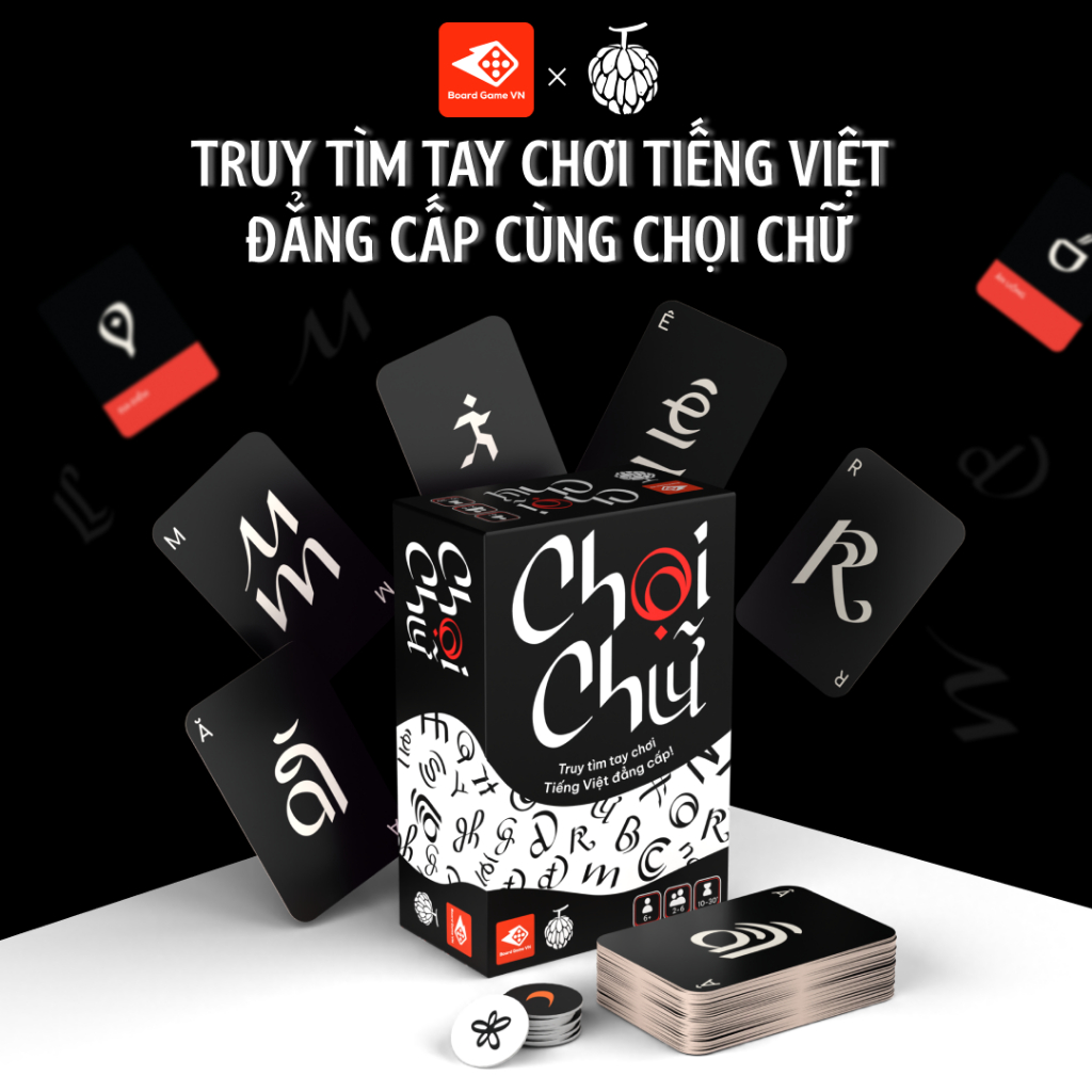 Boardgame Chọi chữ - Truy tìm tay chơi tiếng Việt đẳng cấp - Boardgame VN