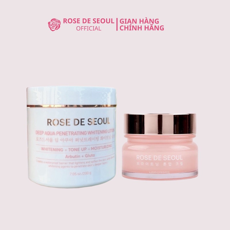 Combo kem body Rose De Seoul và kem ngày Rose De Seoul bản mới nhất 2026 | BigBuy360 - bigbuy360.vn