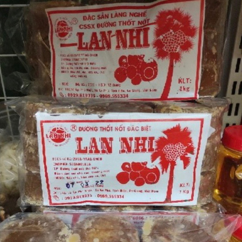 ĐƯỜNG THỐT NỐT LAN NHI- gói 1kg