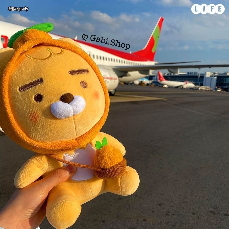 Gấu Bông Ryan Jeju Hallabong - Quả Quýt