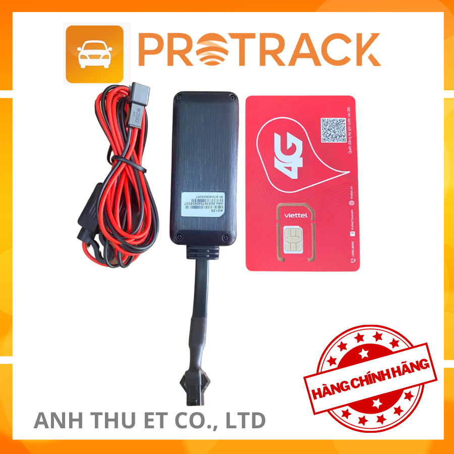 Thiết bị định vị ô tô, xe máy Protrack V12S , V15S Chip 4G mới, Bảo hành 12 tháng- Giá đại Lý