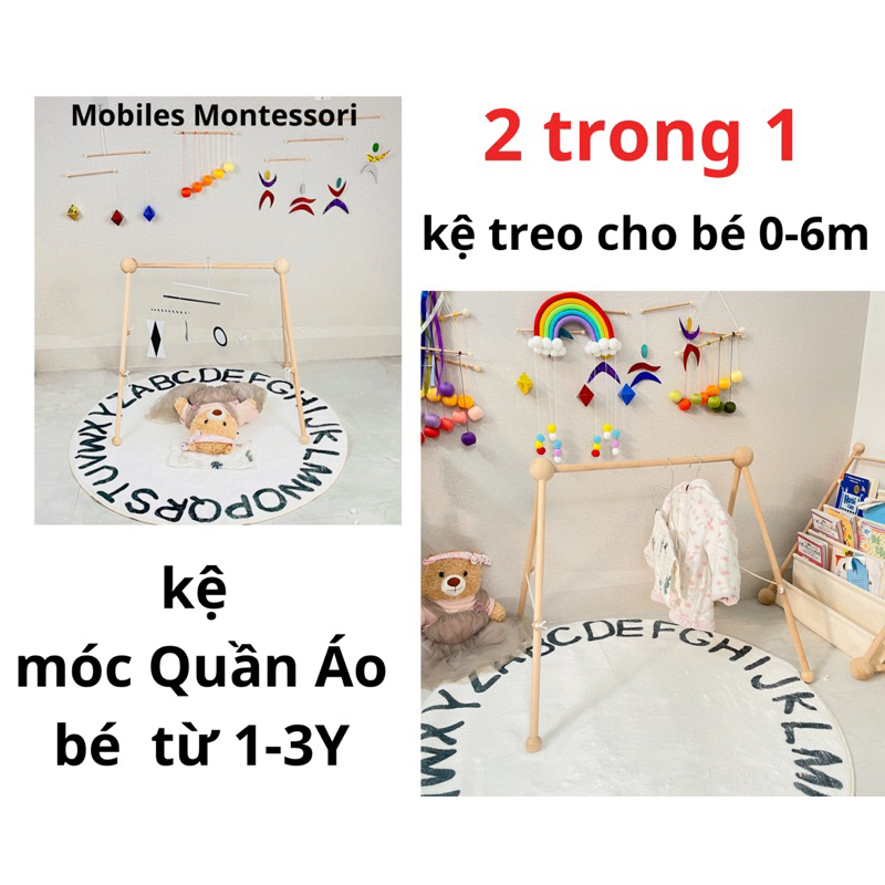 Size Lớn Kệ chữ a cho bé đồ chơi cho bé sơ sinh đồ chơi vận động cho bé sơ sinh kệ treo montessori