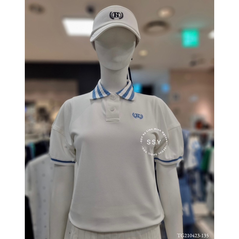 [ Order ] Áo Golf Polo tay phồng dành cho nữ Hazzys - Thương hiệu thời trang Golf cao cấp Hàn Quốc