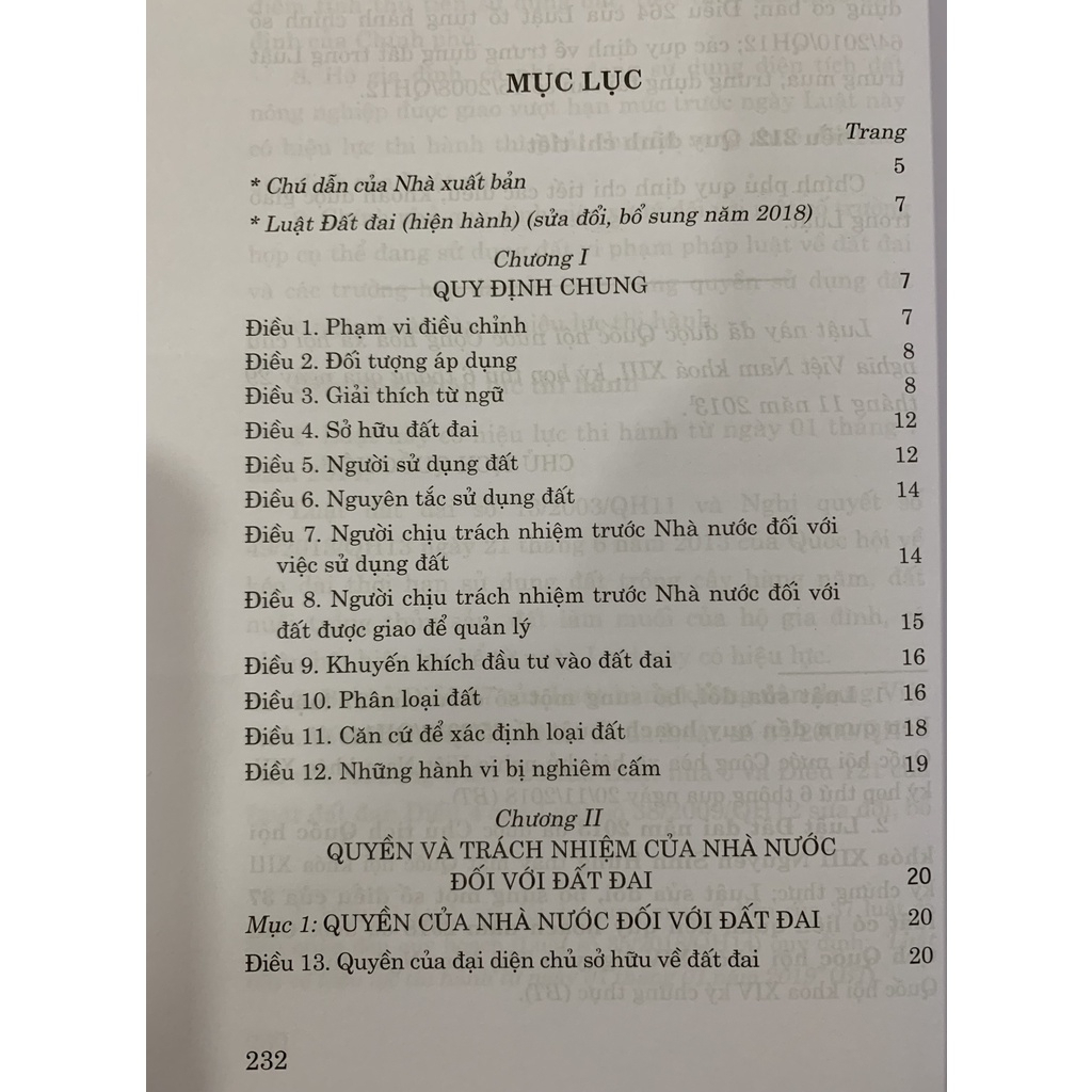 Sách - Luật Đất đai (hiện hành) (Sửa đổi, bổ sung năm 2018) | BigBuy360 - bigbuy360.vn