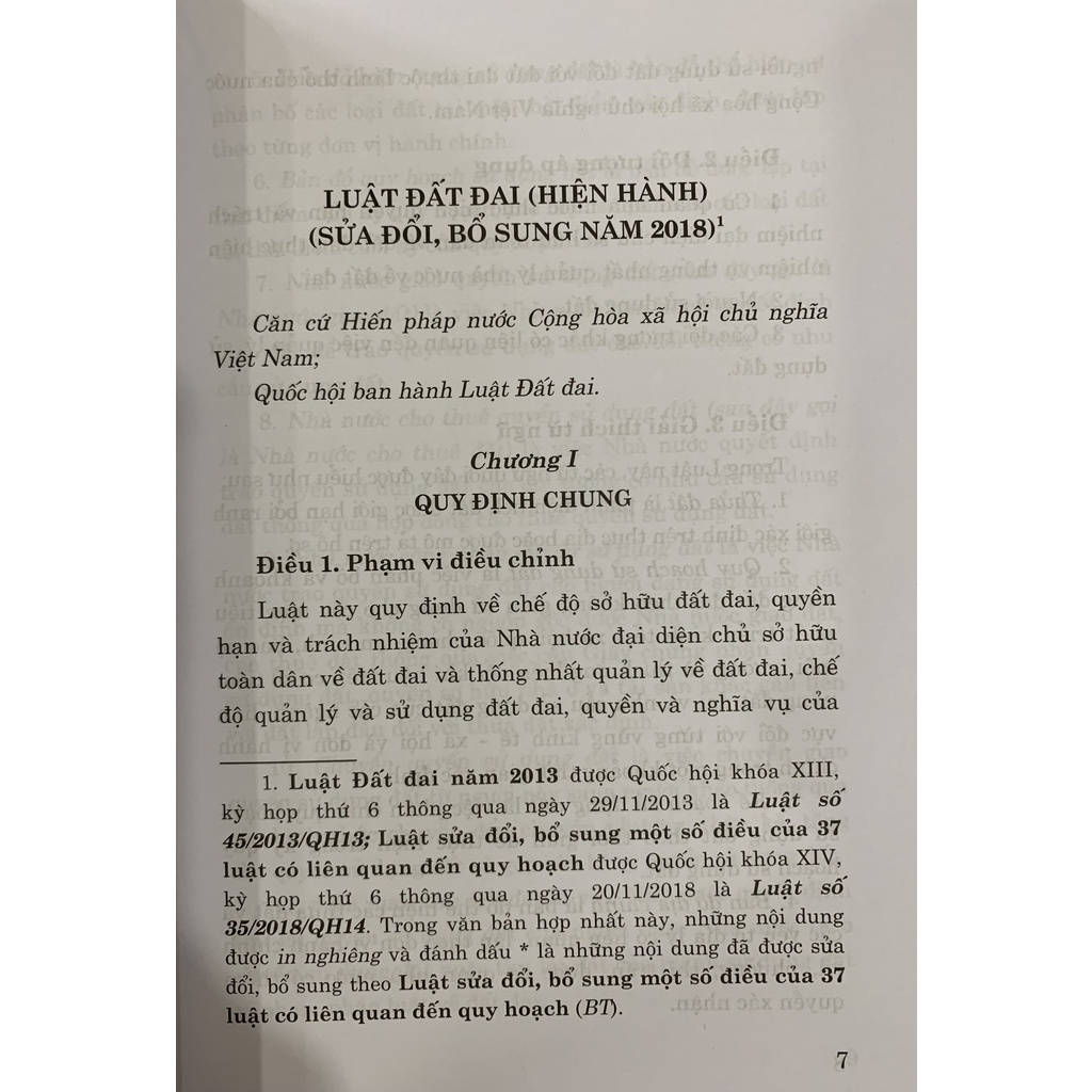 Sách - Luật Đất đai (hiện hành) (Sửa đổi, bổ sung năm 2018) | BigBuy360 - bigbuy360.vn