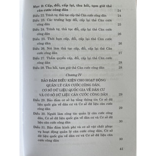 Sách - Luật Căn cước công dân (hiện hành) (sửa đổi, bổ sung năm 2020)