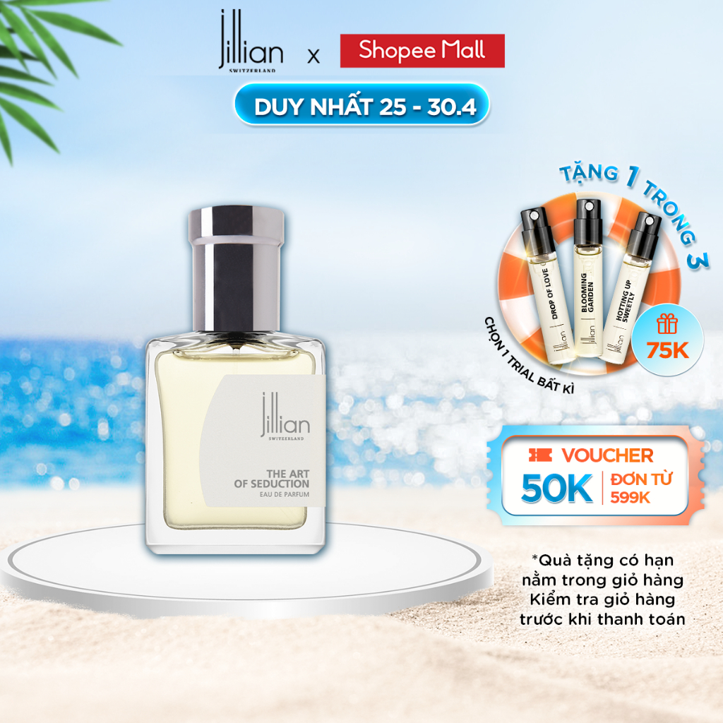 Nước hoa Jillian Nam The Art of Seduction 15ml - sang trọng, nồng nàn, ấm áp