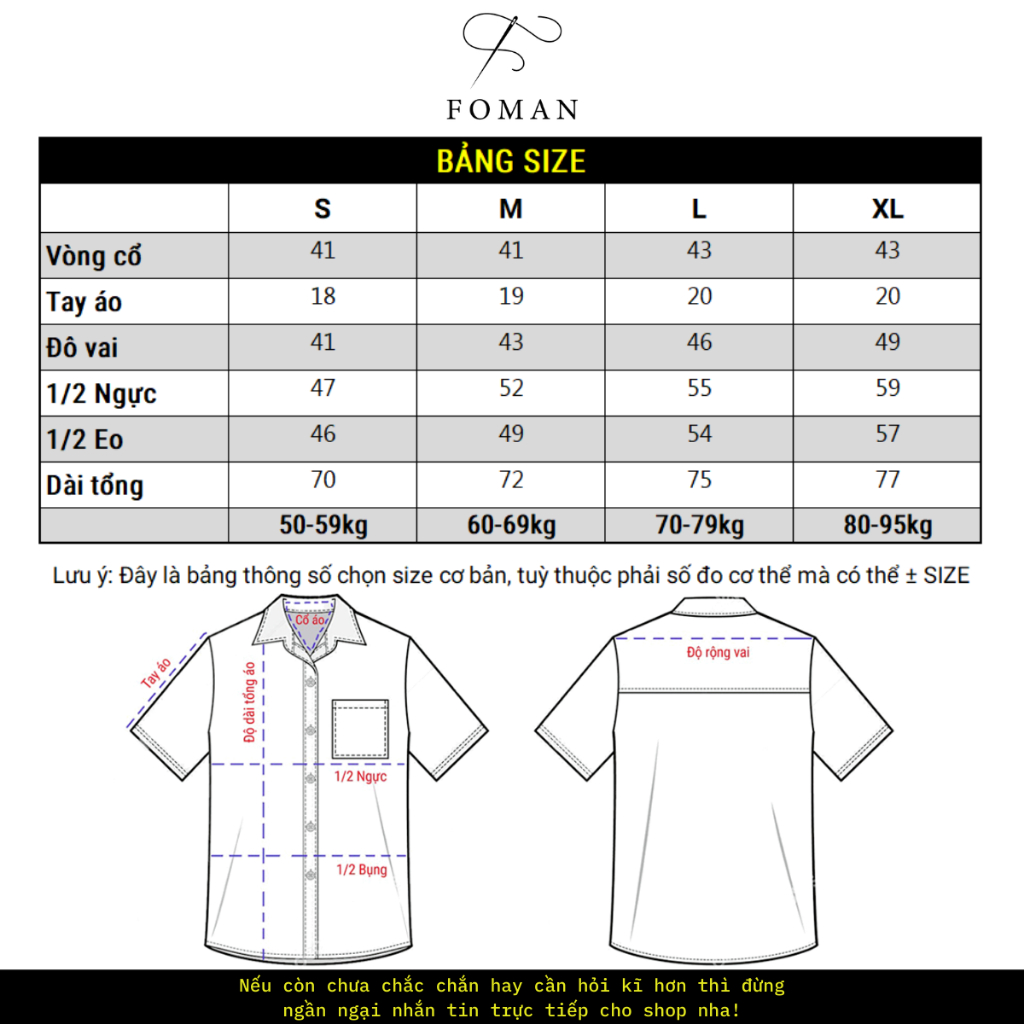 Áo sơ mi tay ngắn Nam hoạ tiết Hoa Cúc Daisy chính hãng FOMAN vải Lụa, co giãn, thấm hút, thoáng mát, không nhăn | FM-55