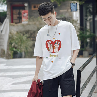 Áo thun unisex nam nữ form rộng, áo phông tay lỡ form rộng Style Sweet