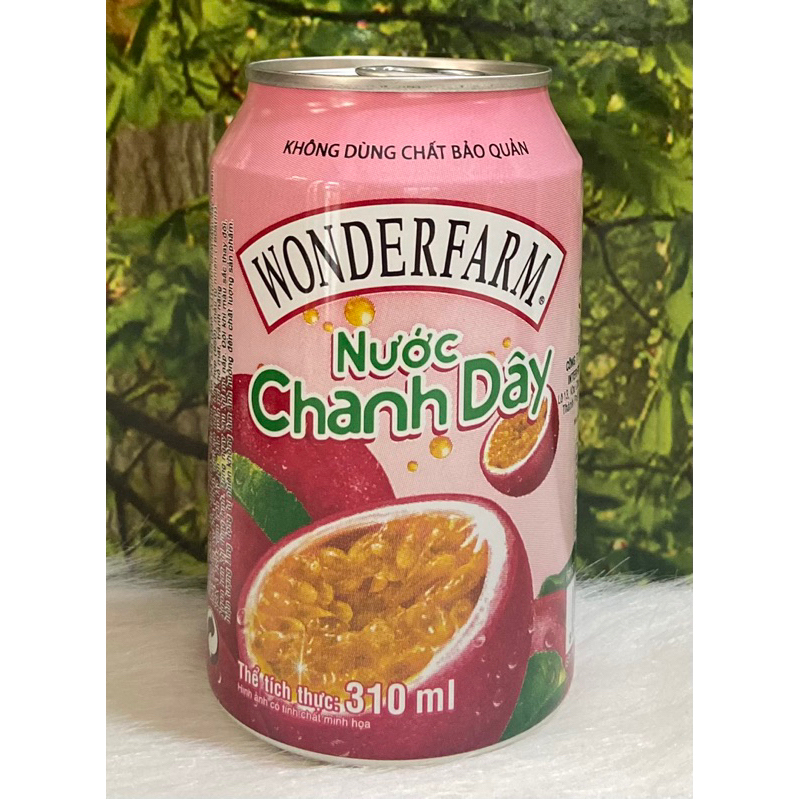 1 Lốc Nước Chanh Dây  Wonderfarm 310ml