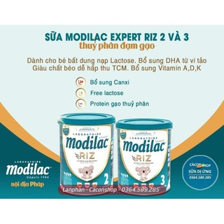 Sữa gạo Modilac Expert Riz số 3 800g pháp