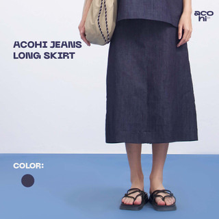 ACOHI JEANS LONG SKIRT