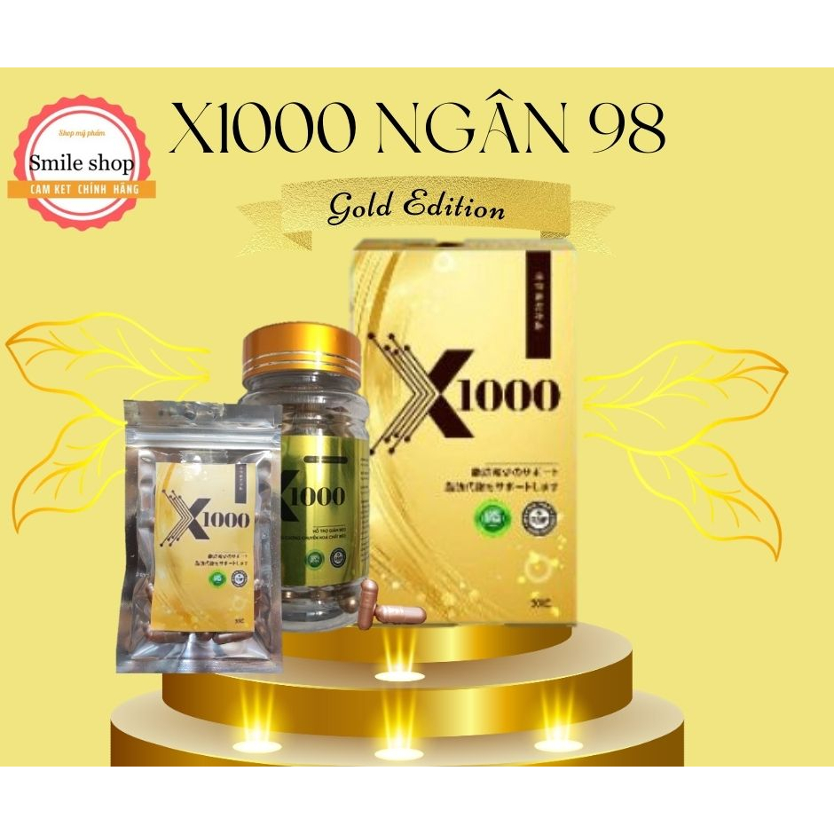Slim X1000 Ngân 98 dành cho cơ địa khó giảm - Dòng Hỗ Trợ Giảm Cân Nhật Bản