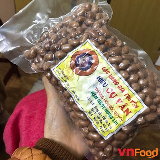 Lạc rang húng lìu cụ vân 500g - lạc đỏ thơm, giòn, ngon đặc sản hà nội